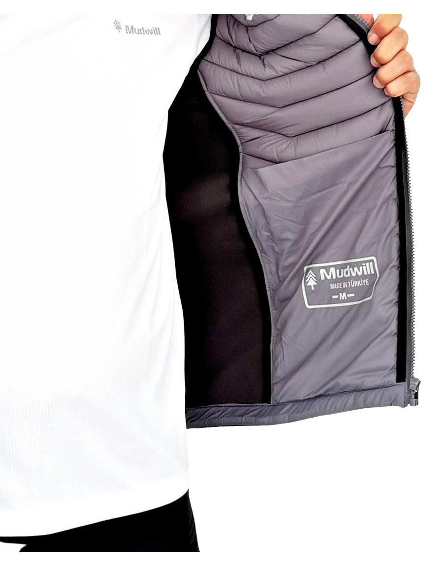 Mudwill Puffer Şişme Yelek - Gri