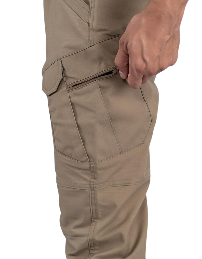 Combat Kargo Pantolon Ripstop - Bej