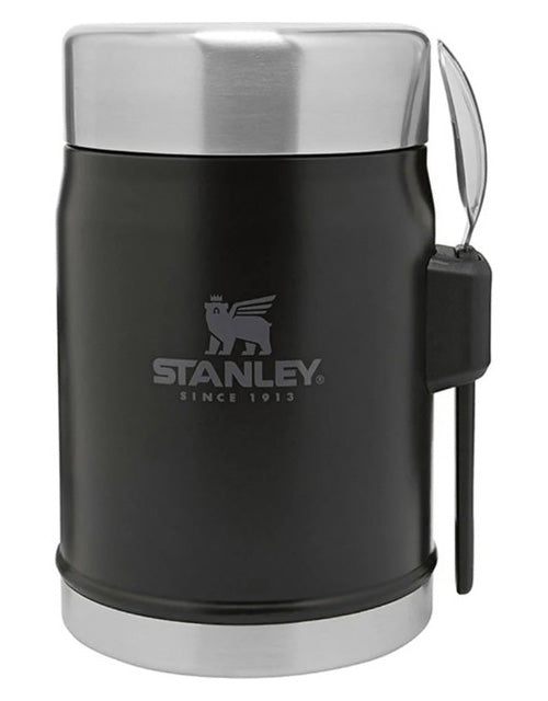 Stanley Klasik Paslanmaz Çelik Yemek Termosu Kaşıklı 0,40 LT - Siyah