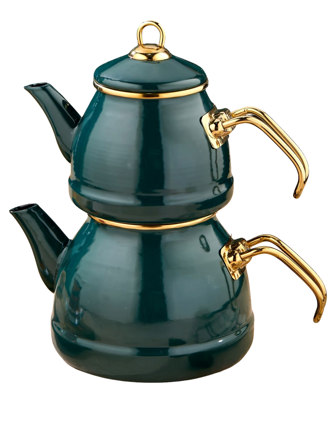 Emaye Çaydanlık 3 Parça Set – 1 + 2 Litre
