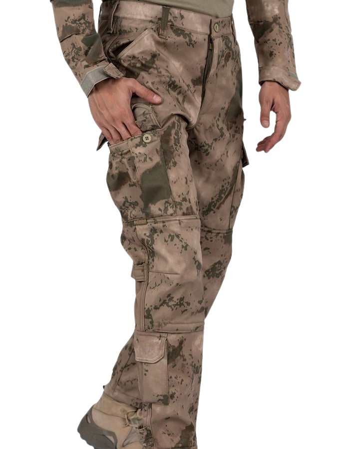 Combat Softshell Outdoor Pantolon - Kamuflaj