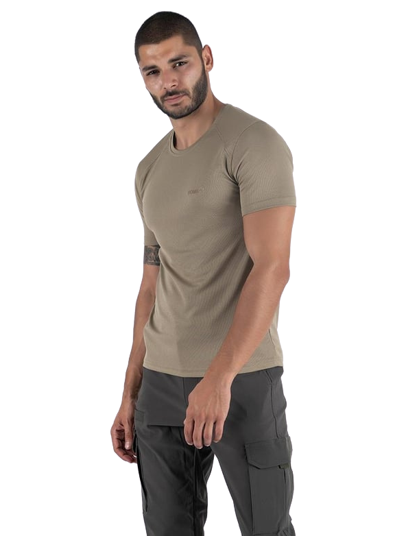 Combat Outdoor Sporcu T-Shirt - Bej