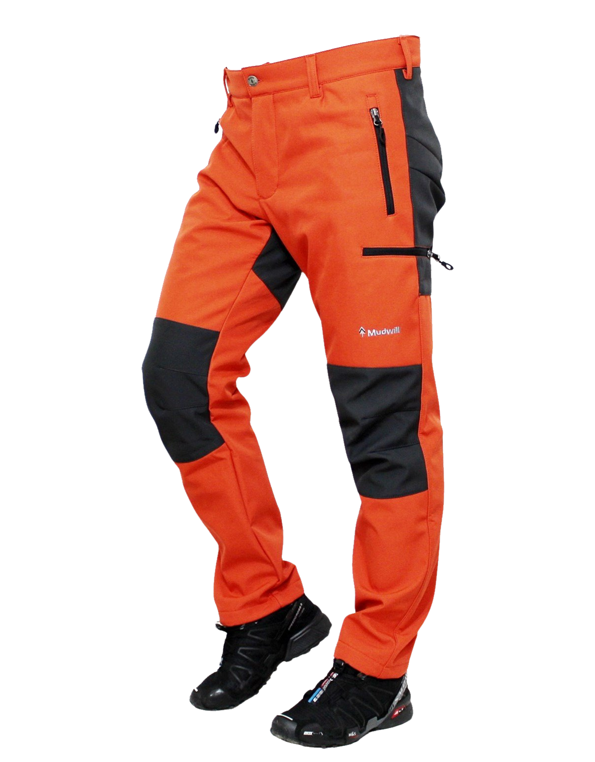 Mudwill Hiker500 Softshell Pantolon – Turuncu | Polar İç, Rüzgar & Hafif Su Dayanımı