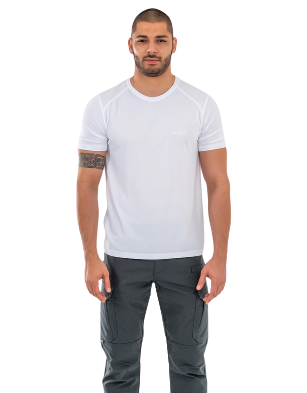 Combat Outdoor Sporcu T-Shirt - Beyaz