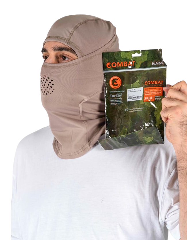 Combat Balaklava Kar Maskesi - Bej