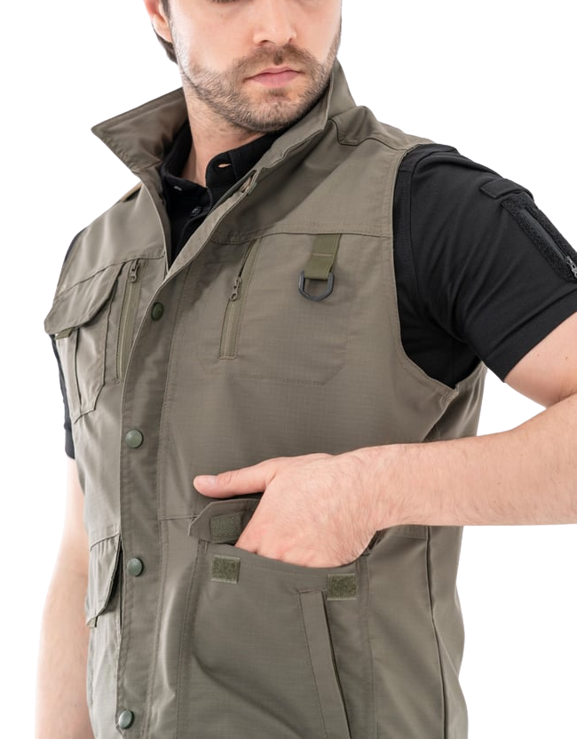 Combat Yelek Avcı Model - Haki
