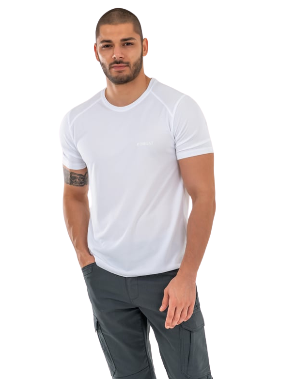 Combat Outdoor Sporcu T-Shirt - Beyaz