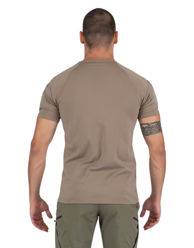 Combat Tactical T-Shirt Kısa Kol - Bej