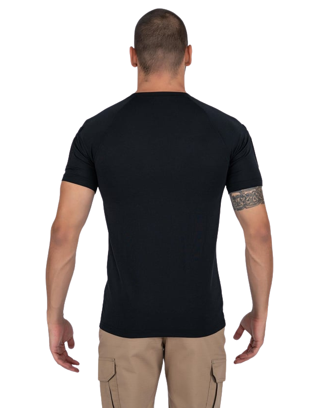 Combat Tactical T-Shirt Kısa Kol - Siyah