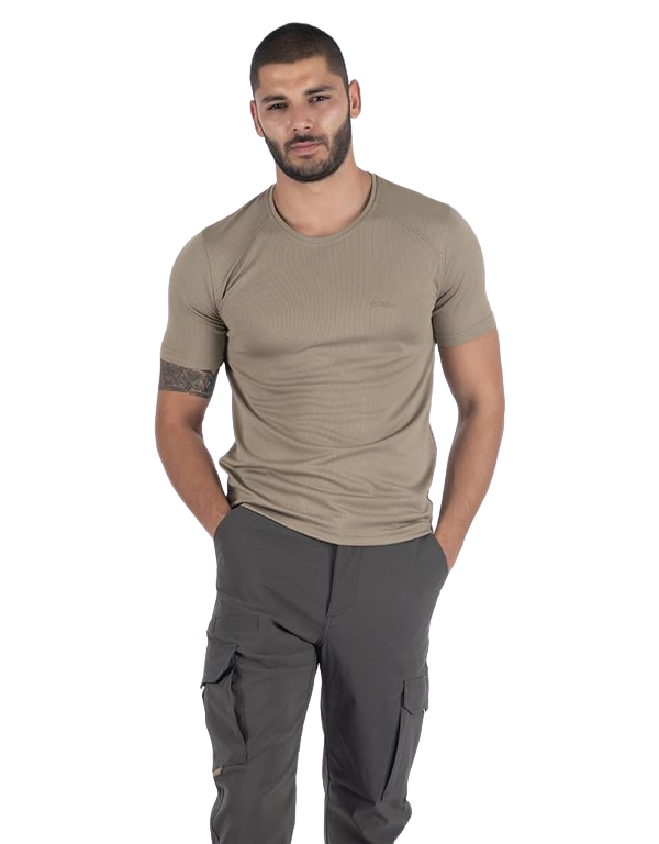 Combat Outdoor Sporcu T-Shirt - Bej