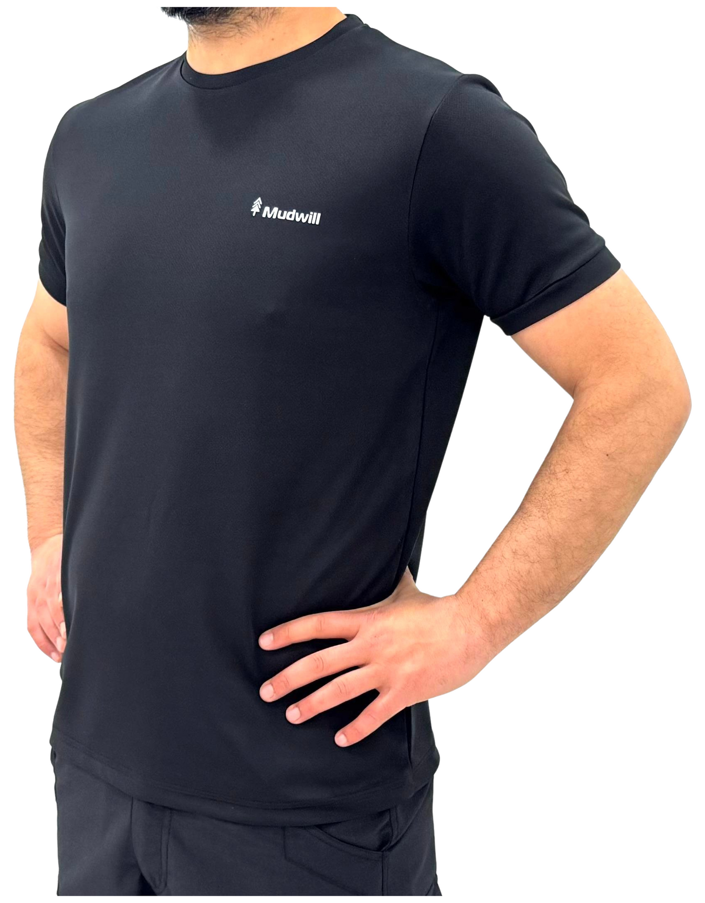 Mudwill Quickdry Spor T-Shirt - Siyah