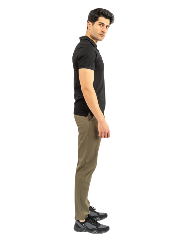 Combat Polo Yaka T-Shirt - Siyah