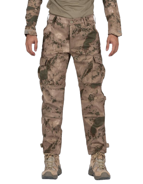 Combat Softshell Outdoor Pantolon - Kamuflaj