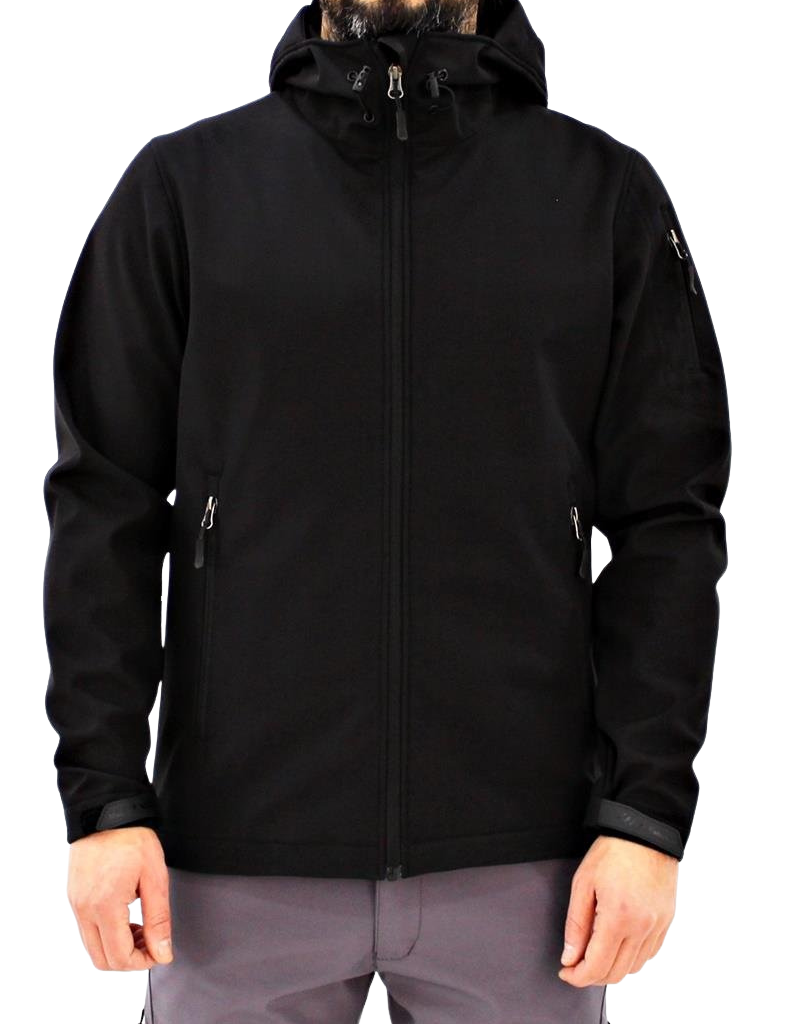 Mudwill Trail Softshell Mont Ceket – Siyah | Rüzgar Geçirmez & Suya Dayanıklı Outdoor Ceket