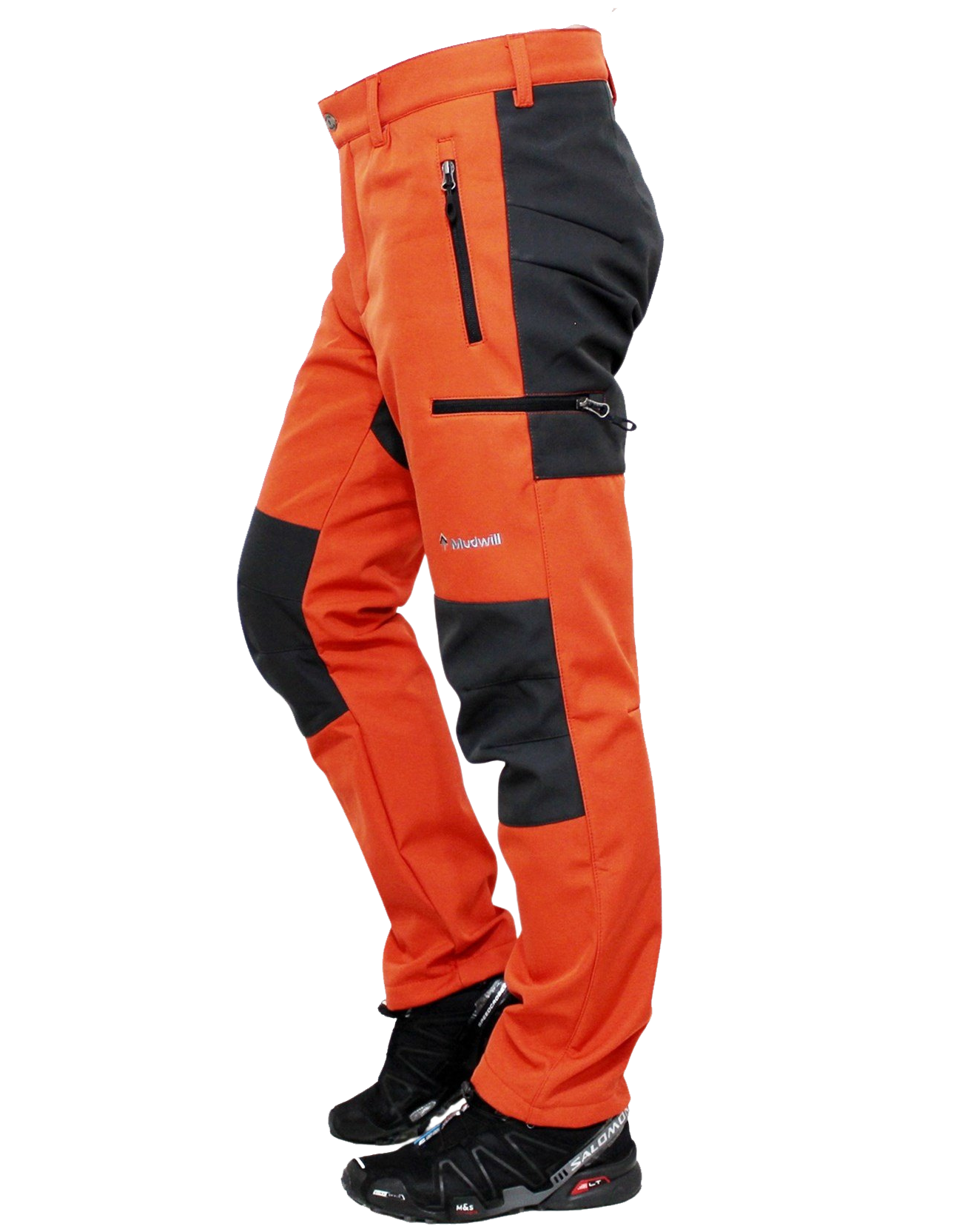 Mudwill Hiker500 Softshell Pantolon – Turuncu | Polar İç, Rüzgar & Hafif Su Dayanımı