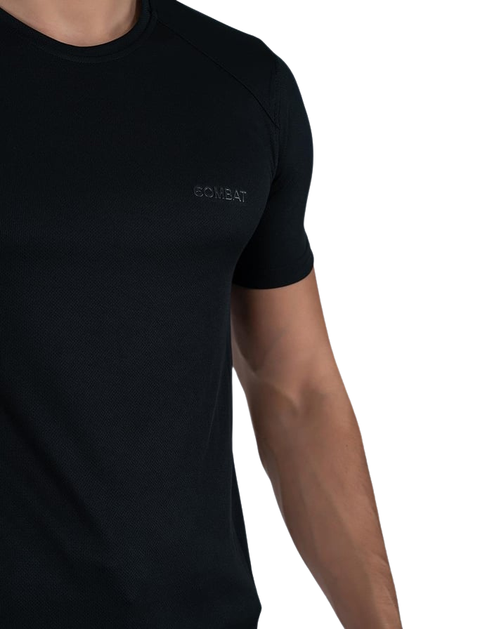 Combat Outdoor Sporcu T-Shirt - Siyah