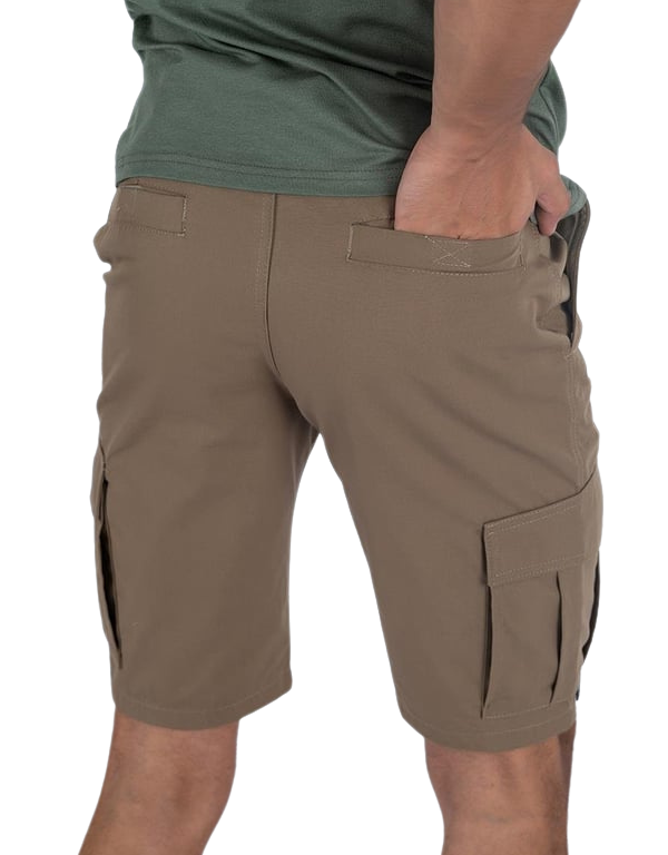 Combat Outdoor Kargo Cepli Şort - Bej