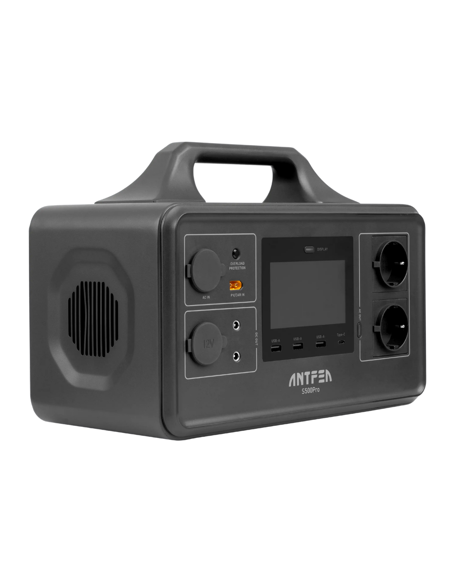 Antfea S500Pro Taşınabilir Güç Sistemi – 500W | 518Wh LiFePO₄ Batarya