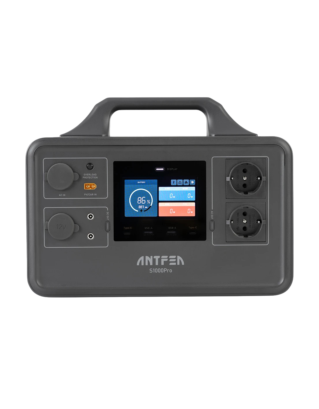 Antfea S1000Pro Taşınabilir Güç Kaynağı – 1200W | 1030Wh LiFePO₄ Batarya