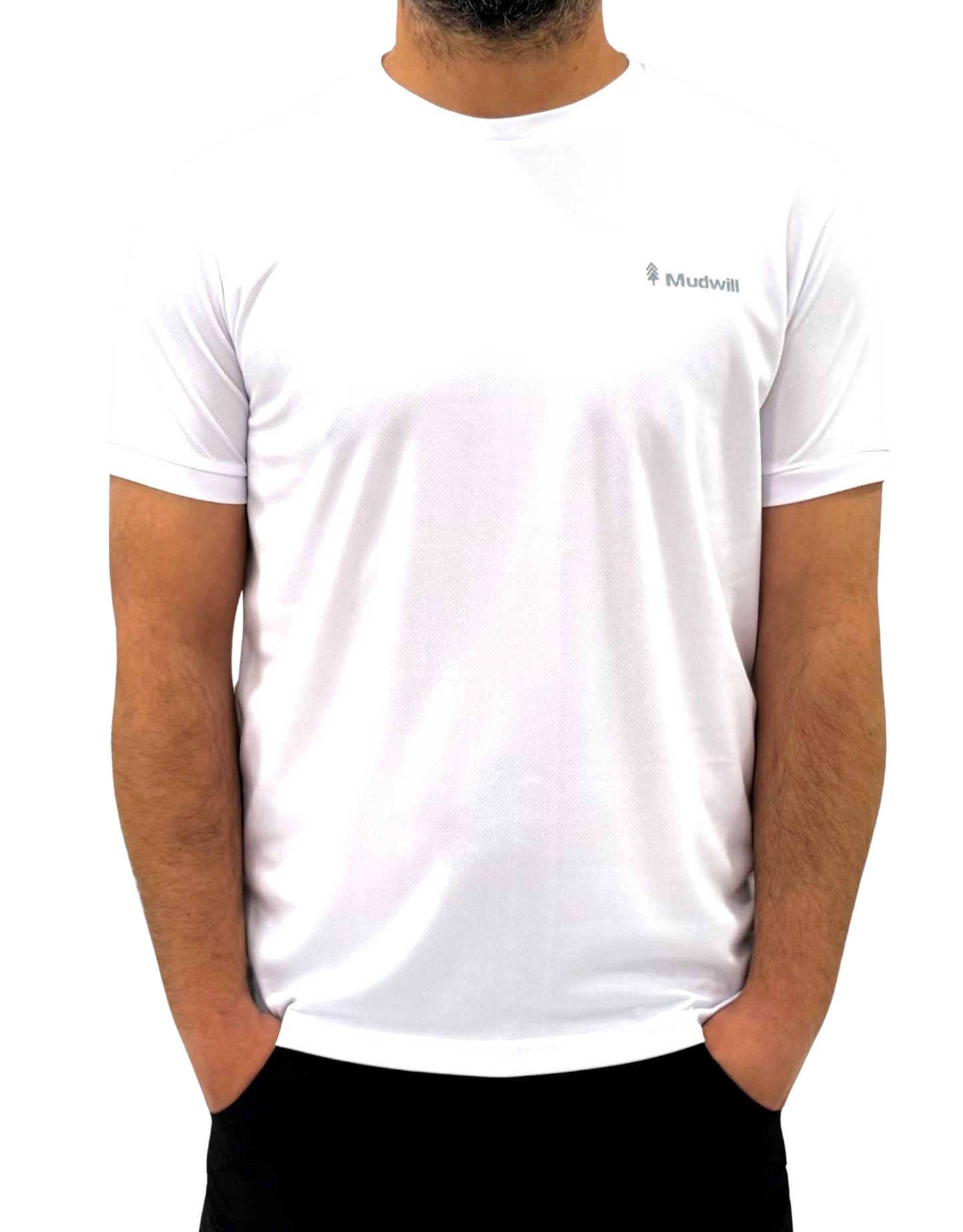 Mudwill Quickdry Spor T-Shirt - Beyaz