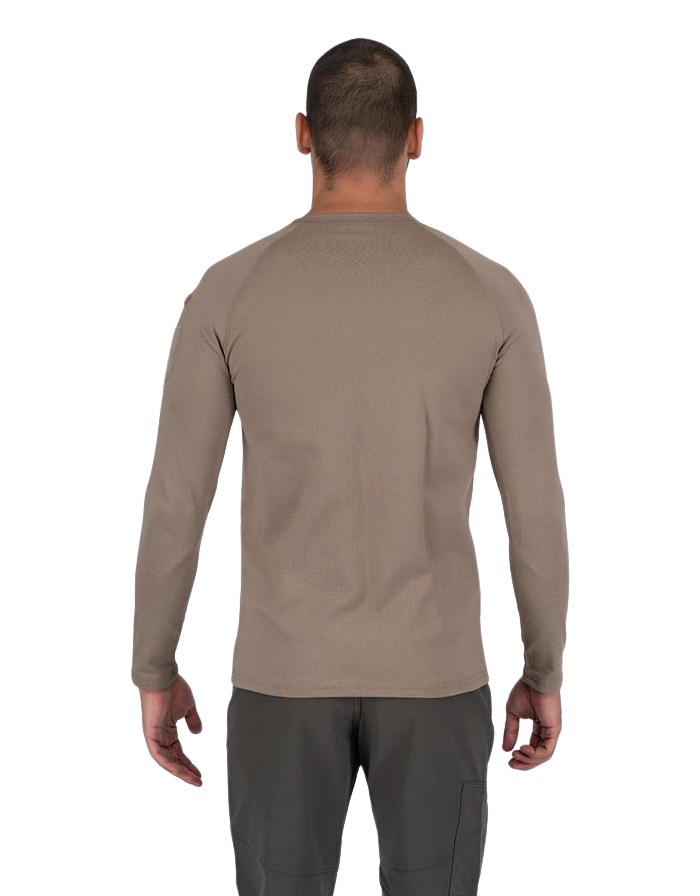 Combat Tactical T-Shirt Uzun Kol - Bej