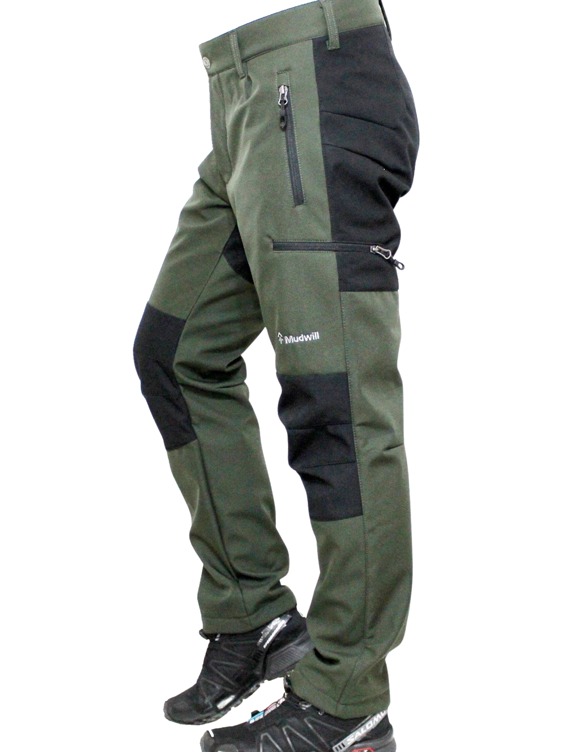 Mudwill Hiker500 Softshell Pantolon – Haki| Polar İç, Rüzgar & Hafif Su Dayanımı
