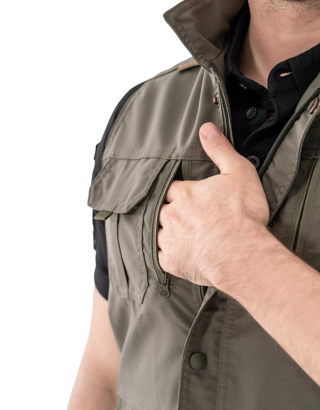 Combat Yelek Avcı Model - Haki