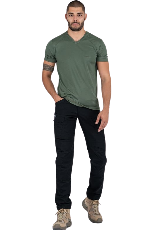 Combat Kargo Pantolon Ripstop - Siyah