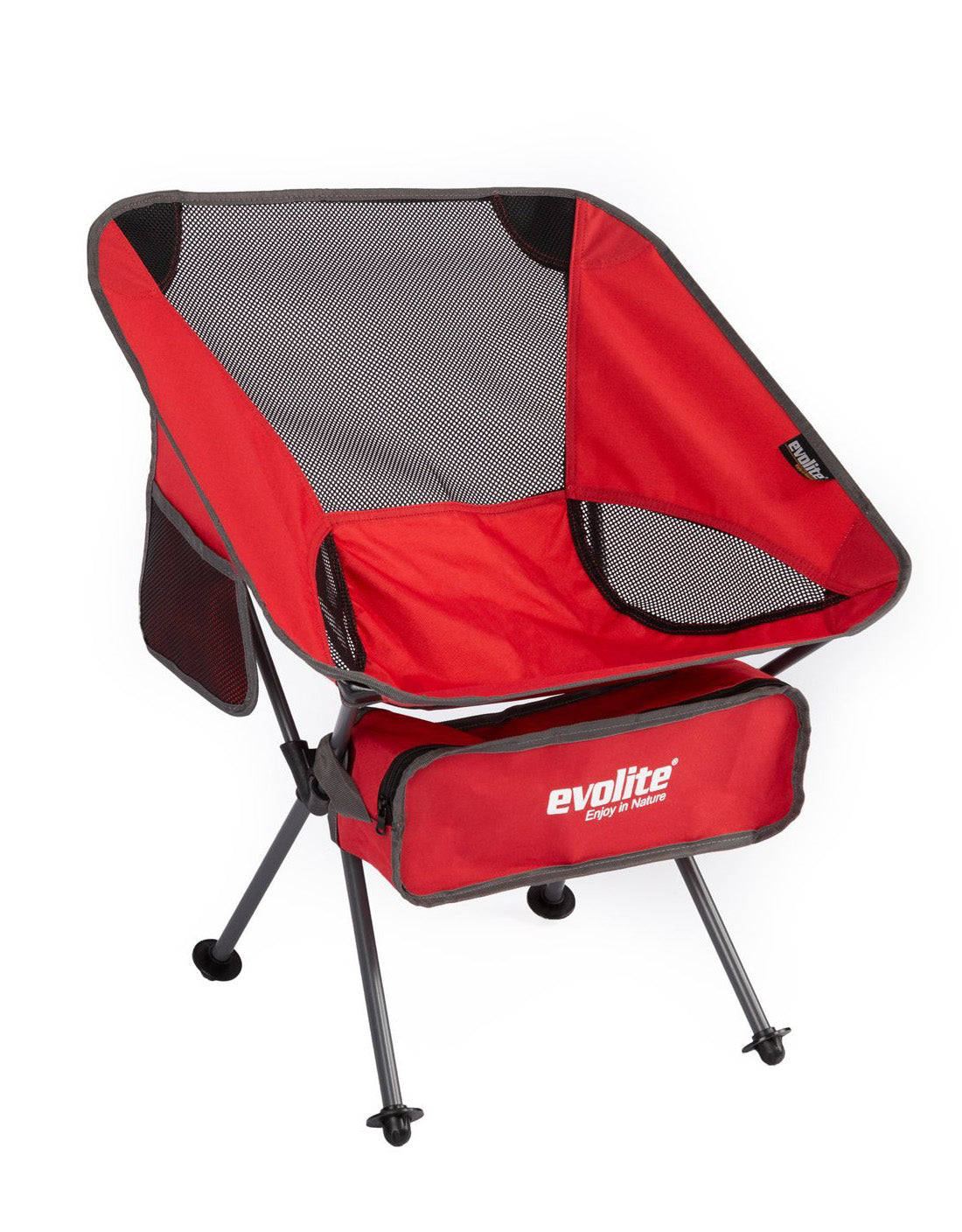 Evolite Mini Kamp Sandalyesi - Kırmızı