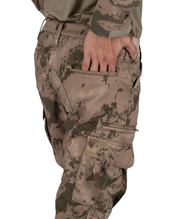 Combat Softshell Outdoor Pantolon - Kamuflaj