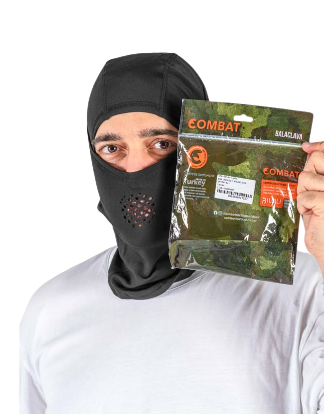 Combat Balaklava Kar Maskesi - Siyah