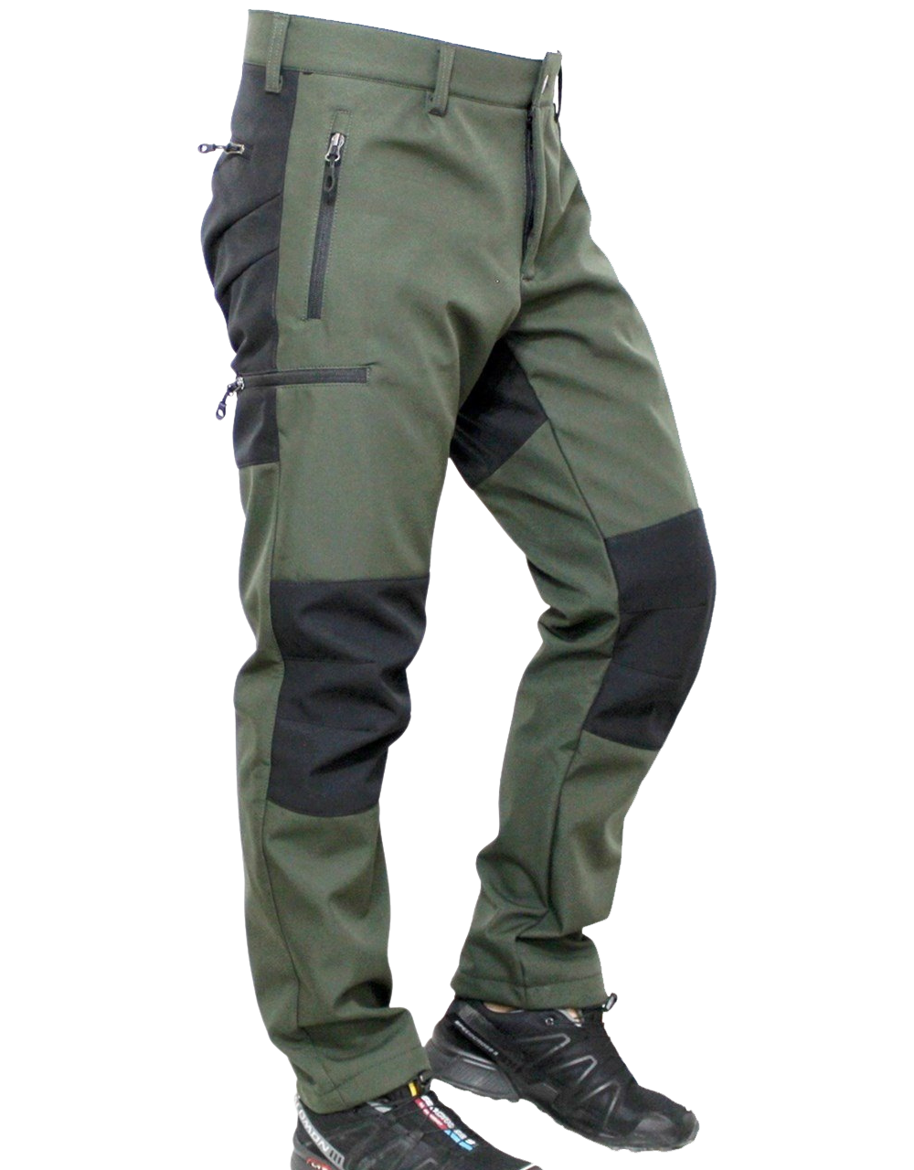 Mudwill Hiker500 Softshell Pantolon – Haki| Polar İç, Rüzgar & Hafif Su Dayanımı