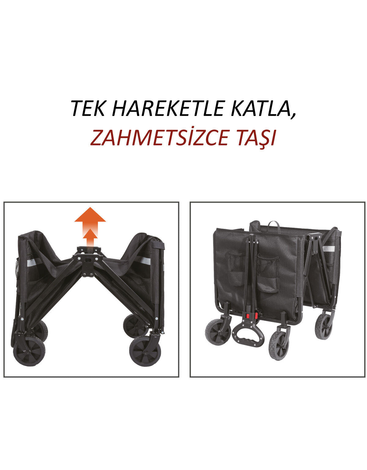 FreeCamp Nest 250 Katlanır Wagon Araba