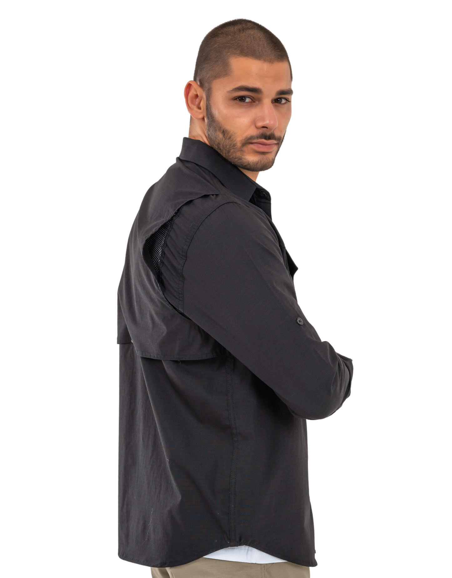 Combat Tactical Outdoor Gömlek - Siyah