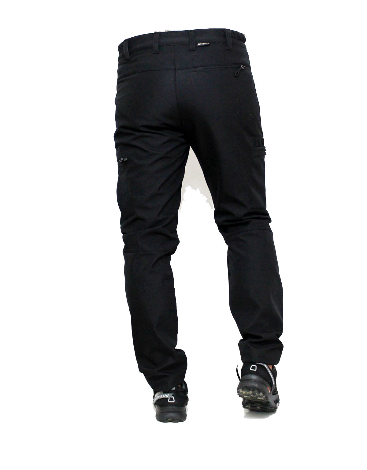 Mudwill Softshell Zipper Kargo Cepli Kışlık Pantolon – Siyah