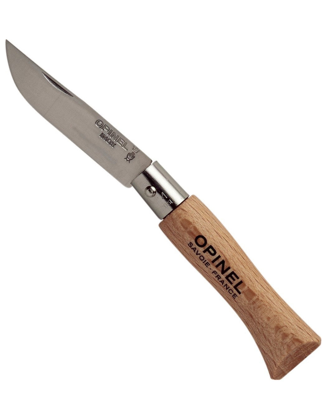 Opinel Inox Kayın Saplı 4 No Çakı (121040)
