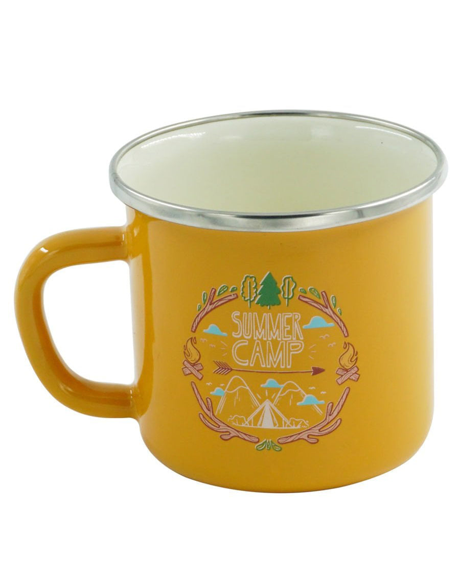 Orcamp Emaye Kupa Bardak - Sarı