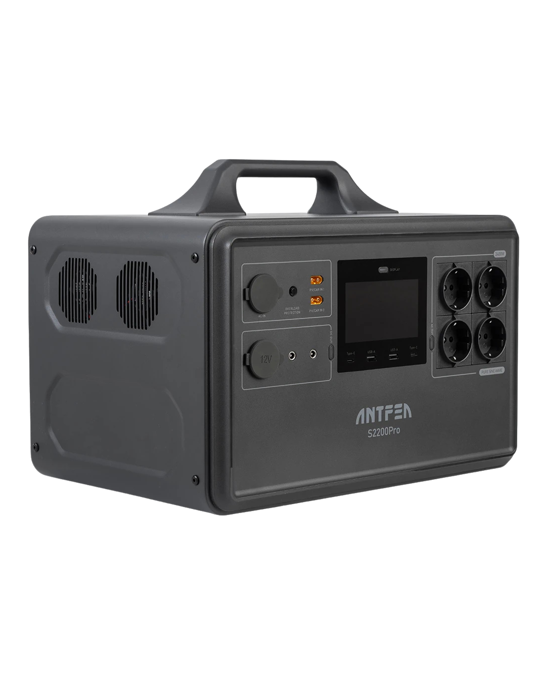 Antfea S2200Pro Taşınabilir Güç Kaynağı – 2400W | 2240Wh LiFePO₄ Batarya