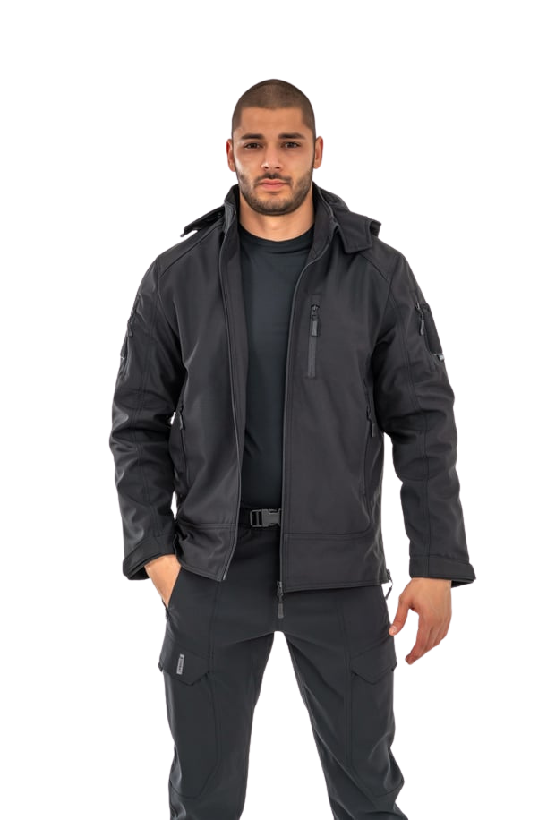 Combat Softshell Outdoor Mont - Siyah