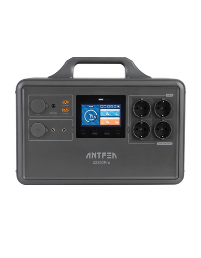 Antfea S2200Pro Taşınabilir Güç Kaynağı – 2400W | 2240Wh LiFePO₄ Batarya