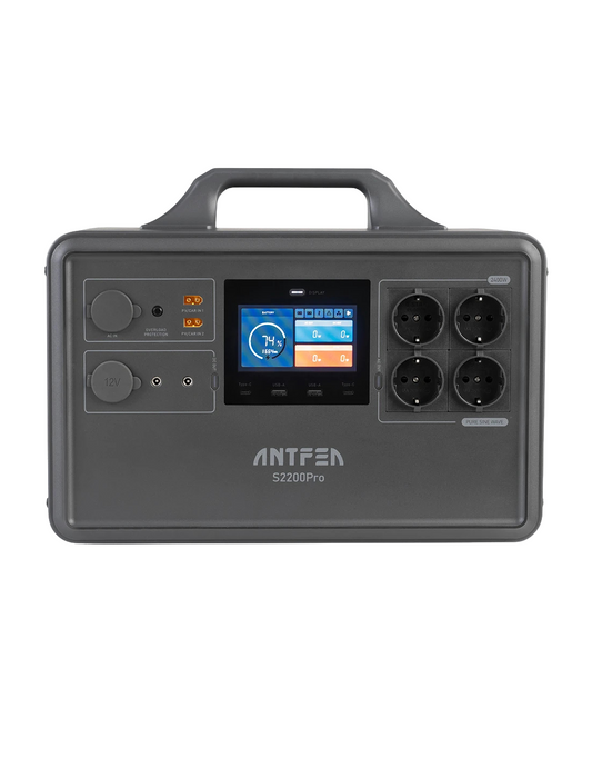 Antfea S2200Pro Taşınabilir Güç Kaynağı – 2400W | 2240Wh LiFePO₄ Batarya