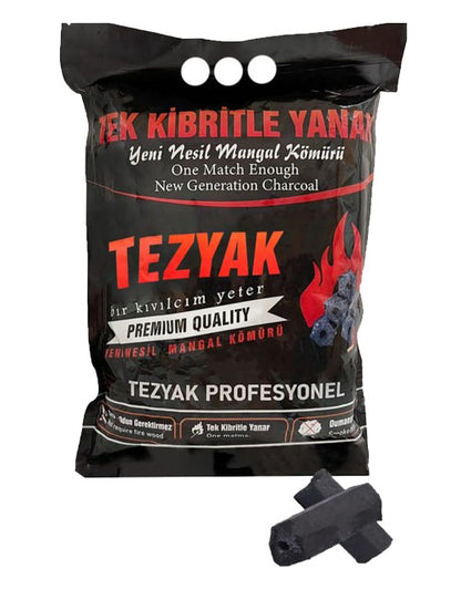 Tezyak Profesyonel Mangal Kömürü (2 Kg)