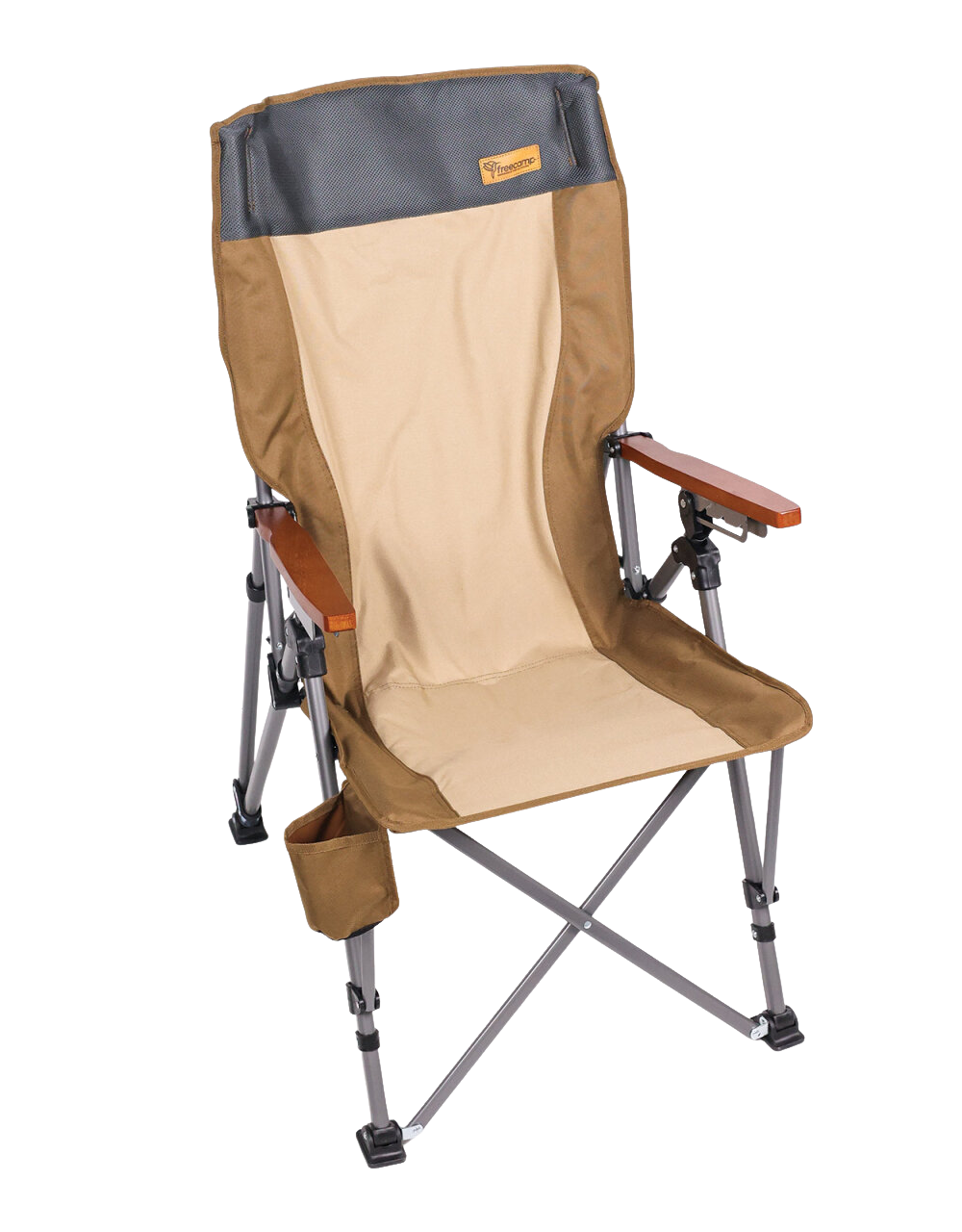 FreeCamp Trager Premium Katlanır Sandalye - Kahverengi