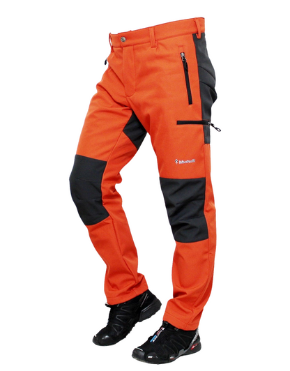Mudwill Hiker500 Softshell Pantolon – Turuncu | Polar İç, Rüzgar & Hafif Su Dayanımı