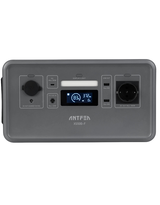 Antfea XS500F Taşınabilir Güç Sistemi – 500W, 448Wh, LiFePO₄ Batarya