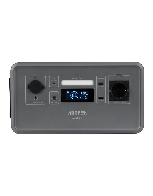 Antfea XS500F Taşınabilir Güç Sistemi – 500W, 448Wh, LiFePO₄ Batarya