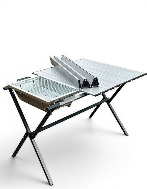 Tairon Grill Katlanır Mangallı Masa – 102×70 cm