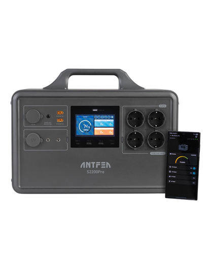 Antfea S2200Pro Taşınabilir Güç Kaynağı – 2400W | 2240Wh LiFePO₄ Batarya