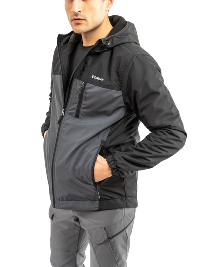 Combat Kışlık Outdoor Mont - Siyah Antrasit