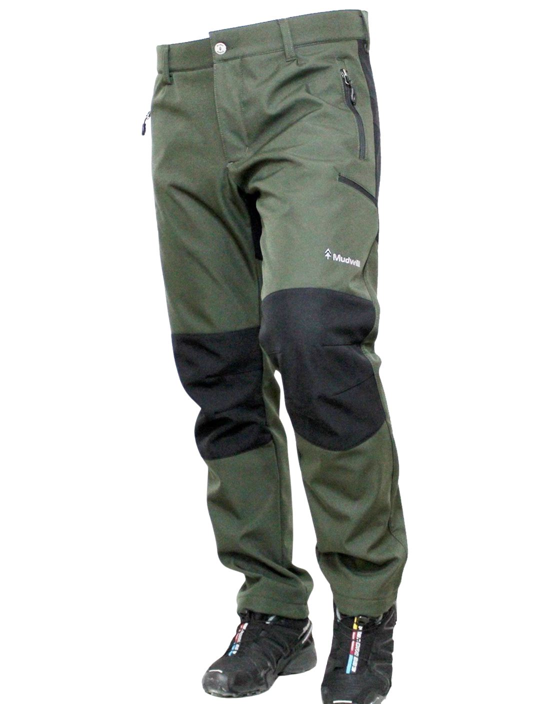 Mudwill Hiker500 Softshell Pantolon – Haki| Polar İç, Rüzgar & Hafif Su Dayanımı